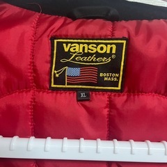 美品　XL vanson ライダーズジャケット VS14117Wの画像