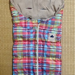 12月30日まで💫ロゴスLOGOS 寝袋　おくるみ　ベビーカー防寒具　ベビーカーシュラフの画像