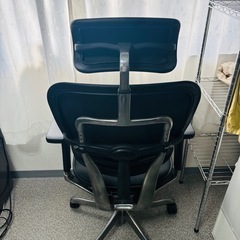 💺【エルゴヒューマン ベーシック レザー デスクチェア ブラック】 2②の画像