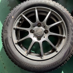 【取引中】ブリヂストンVRX2 155/65R14 9部山　ホイールセットの画像