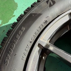 【取引中】ブリヂストンVRX2 155/65R14 9部山　ホイールセットの画像