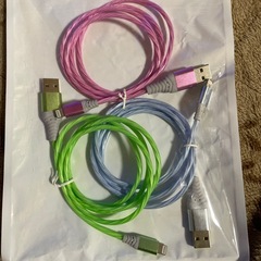イルミネーション ライトニングケーブル 1m 3色
の画像