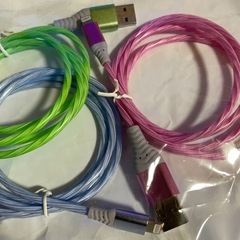 イルミネーション ライトニングケーブル 1m 3色
の画像