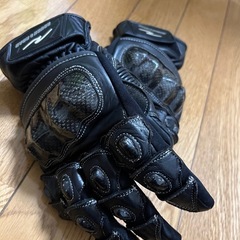 LLサイズ　エクストリームカーボンレザーグローブ 革手袋の画像