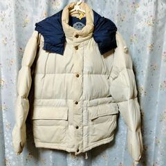 ☆NARCISSUS ナルシス☆ ダウンジャケット フード付　ベージュ S～Mの画像