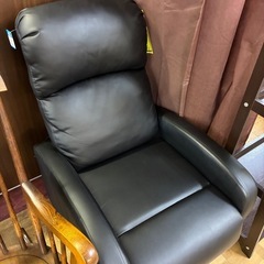 【ジャングルジャングル深井店】★リクライニングチェア ブラック リクライニング イス 黒 家具 堺市（中区 堺区 東区 西区 南区 北区）和泉市 河内長野市 富田林市 松原市 狭山市 深井 【FU2917の画像