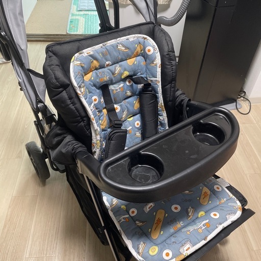 使用期間短　ベビーカー アミティエ F ネビオ Nebio 二人乗り