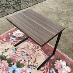 【リサイクルサービス八光】ottostyle.jp ワイドサイドテーブル　ダークブラウンの画像