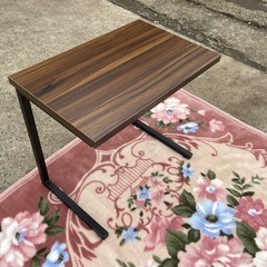 【リサイクルサービス八光】ottostyle.jp ワイドサイドテーブル　ダークブラウンの画像