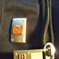 老舗ブランド スイス製　取手皮カバー付き　　40×30　の画像