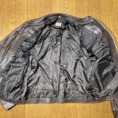 正規品 プラダ レザーライダースジャケット 34の画像