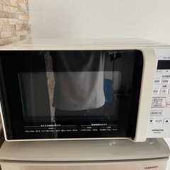 (中古品)HITACHI電子レンジ　HMR-FR181-Wの画像