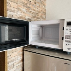 (中古品)HITACHI電子レンジ　HMR-FR181-Wの画像