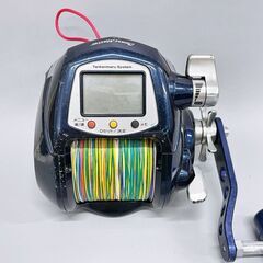 シマノ 10 電動丸 9000 ビーストマスターZB 動作OK CCMカスタムハンドル 電動リール 日本製 Shimano Beast Master ジギング ケーブル付きの画像