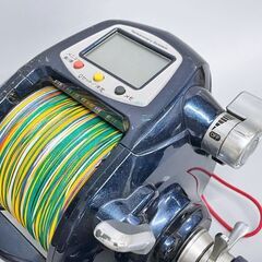 シマノ 10 電動丸 9000 ビーストマスターZB 動作OK CCMカスタムハンドル 電動リール 日本製 Shimano Beast Master ジギング ケーブル付きの画像