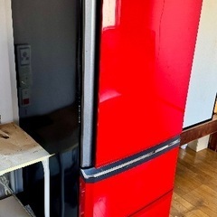 三菱ノンフロン冷凍冷蔵庫　MR-C37ET-Rの画像