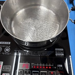 山善  IH調理器  2口タイプ  2018年製の画像