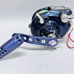 シマノ 10 電動丸 9000 ビーストマスターZB 動作OK CCMカスタムハンドル 電動リール 日本製 Shimano Beast Master ジギング ケーブル付きの画像