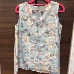 ④古着　アーバンリサーチ　ノースリーブ 水色　ブラウスの画像