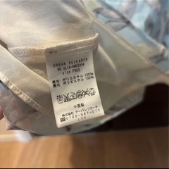 ④古着　アーバンリサーチ　ノースリーブ 水色　ブラウスの画像