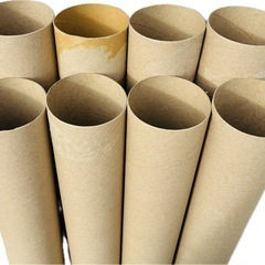 紙管 紙筒 丸筒 ポスター筒 丸紙管 ８ 本セット ポスターカレンダー DIY 工作 図画工作 手芸 ハンドメイド 工芸 図工 の画像