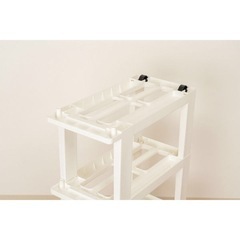 ASTAGE ピットスリムストッカー 3段 ホワイト の画像