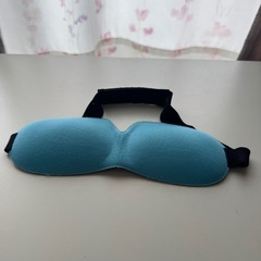 3D立体遮光アイマスク（ブルー）の画像