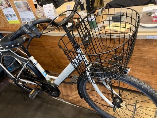 【前後タイヤ・チューブ新品！マウンテンタイヤ】 LEDオートライト　6段変速　26インチ自転車　マットライトグレー