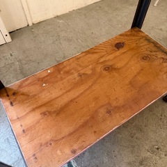 アイアンテーブル・天板アンティーク木材【長方形小】の画像