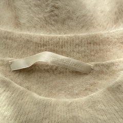 ふわふわ半袖ニット アイボリー Mサイズ 名古屋市昭和区 御器所駅受け渡しの画像