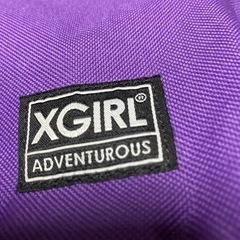 X-GIRL紫リュックの画像