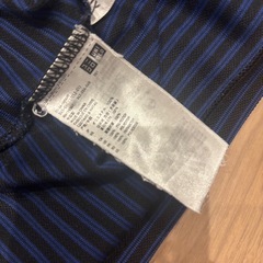 ⑤古着　メンズ　ポロシャツ　XL ネイビー　半袖の画像