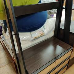 【愛品倶楽部柏店】NITORI ニトリ ハンガーラック付チェストラック ワードローブ ニーズ3 OP3ダンの画像