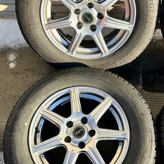 215/65R16 ブリヂストン BLIZZAK VRX2 2019年製 Zartアルミ 16×6.5J P.C.D 114.3×5H 4本セット アルファード ヴェルファイアーなどの画像