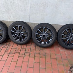 155/65R 14スタッドレスタイヤ 4本セット 
ホイール付の画像