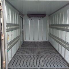 トラックコンテナ 箱 3150x1850x2180 横扉付 鍵付 アルミバン 冷凍冷蔵 保冷 倉庫 物置 ガレージ コンテナハウス 愛媛よりの画像