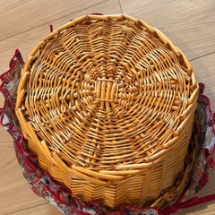 CHIKO FORTE（チコフォルテ） フリル付き 収納バスケットの画像