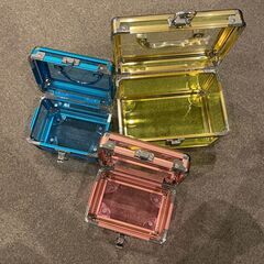 アクリル収納ケース アルミフレーム 3個セット - Studio NU-VU (スタジオヌーブ/西宮市/夙川)の画像