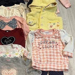 ❤️無料❤️女の子100cm秋冬10枚セットおまとめメゾピアノの画像