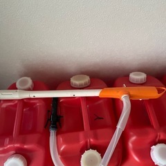 お話中　石油ファンヒーター&灯油ポリタンクの画像