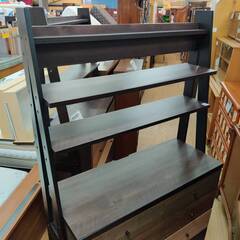 【愛品倶楽部柏店】NITORI ニトリ チェストラック ランダム2 100 4段5杯収納+上部ラック 持ち手何個か交換済の画像