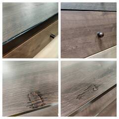 【愛品倶楽部柏店】NITORI ニトリ チェストラック ランダム2 100 4段5杯収納+上部ラック 持ち手何個か交換済の画像