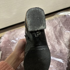 24cm豹柄ショートブーツの画像