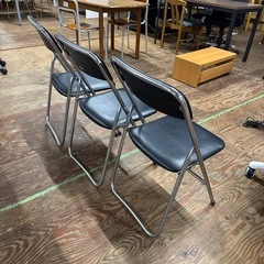 A1747🌟SALE‼️3点セット折りたたみ椅子🌟の画像