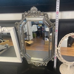〖アンティーク調〗鏡3点セットの画像