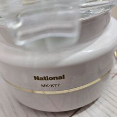 ジャンク⭐パナソニックフードプロセッサー　MK-K77の画像