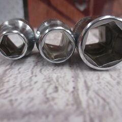 スナップオン Snap-on FSM8I～10I 14I ソケット3点セット 中古品 14/10/8mm 【ハンズクラフト宜野湾店】の画像
