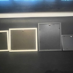 壁掛け 額縁 ポスター4点セットの画像