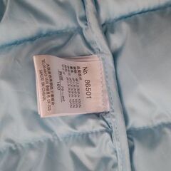 中綿ジャンパー（女児用160cmサイズ）の画像