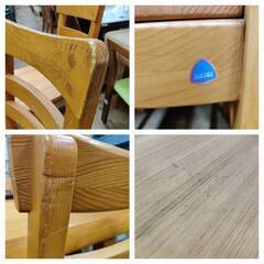 【愛品倶楽部柏店】筑波産商 ダイニング5点セットの画像